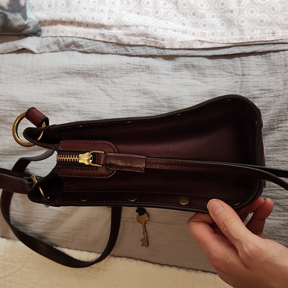 Fossil Leather Allie Satchel - Picture 12 of 16